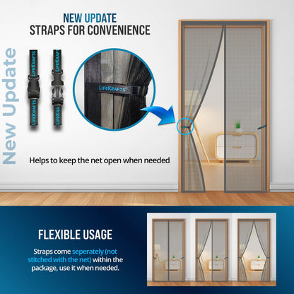 Magnetic Mosquito Screen Door || Flat 65% Off || 🌟🌟